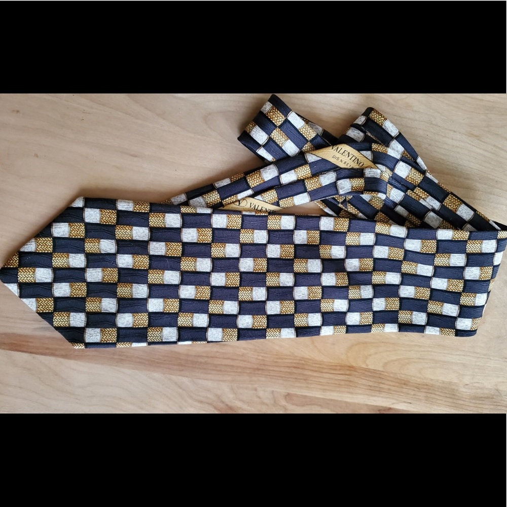 Valentino Silk Tie VTG